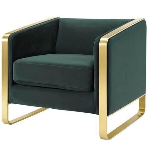 modern metal armchair